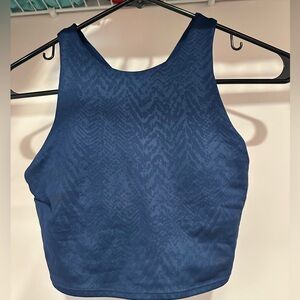 Athleta high neck crop top